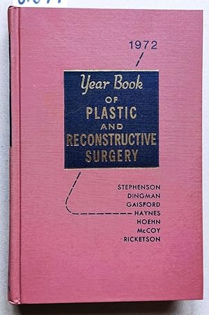 Imagen del vendedor de Year Book of Plastic and Reconstructive Surgery 1972. a la venta por Versandantiquariat Kerstin Daras