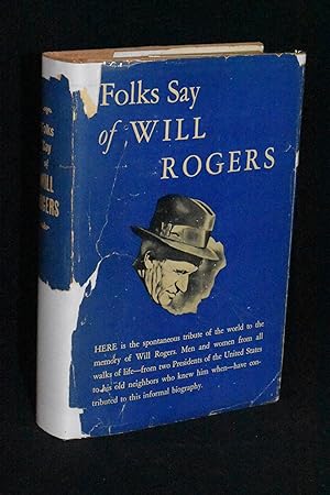 Folks Say of Will Rogers: A Memorial Anecdotage