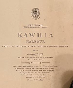 Kawhia Harbour. New Zealand, North Island.1854