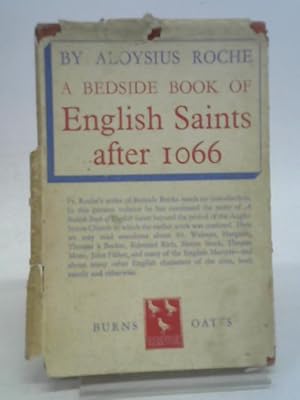 Bild des Verkufers fr A bedside book of english saints after 1066. zum Verkauf von World of Rare Books