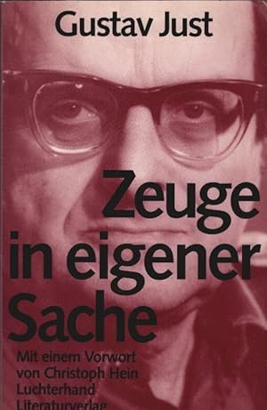 Bild des Verkufers fr Zeuge in eigener Sache : die fnfziger Jahre in der DDR. Mit e. Vorw. von Christoph Hein zum Verkauf von Schrmann und Kiewning GbR