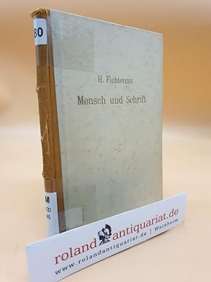 Imagen del vendedor de Mensch und Schrift im Mittelalter / (= Verffentlichungen des Instituts fr sterreichische Geschichtsforschung, Band 5) a la venta por Roland Antiquariat UG haftungsbeschrnkt