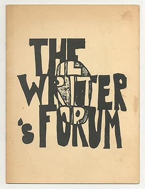 Bild des Verkufers fr [Program, cover title(s)]: The Writer's Forum. Readings by Four Younger Poets zum Verkauf von Between the Covers-Rare Books, Inc. ABAA