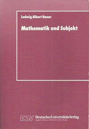 Immagine del venditore per Mathematik und Subjekt: e. Studie ber pdag.-didakt. Grundkategorien u. Lernprozesse im Unterricht venduto da bcher-stapel