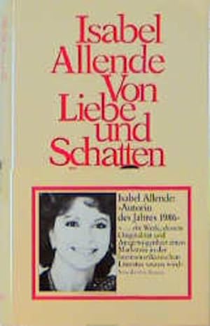 Seller image for Von Liebe und Schatten: Roman for sale by Versandantiquariat Felix Mcke