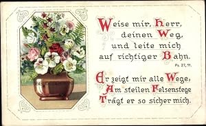 Bild des Verkufers fr Ansichtskarte / Postkarte Weise mir, Herr, deinen Weg, Psalm 27 11 zum Verkauf von akpool GmbH