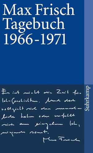 Imagen del vendedor de Tagebuch 1966?1971 (suhrkamp taschenbuch) a la venta por Versandantiquariat Felix Mcke