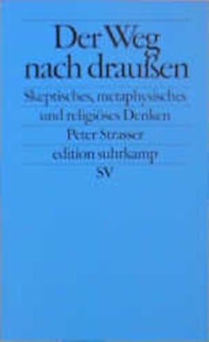 Seller image for Der Weg nach drauen: Skeptisches, metaphysisches und religises Denken for sale by Versandantiquariat Felix Mcke