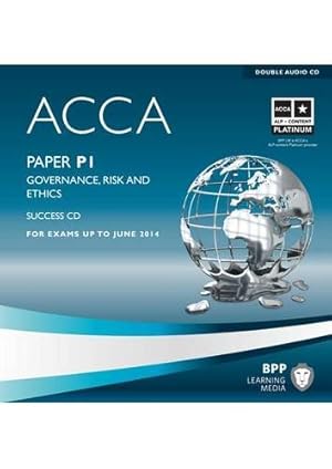 Imagen del vendedor de ACCA - P1 Governance, Risk and Ethics: Audio Success CDs a la venta por WeBuyBooks