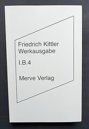 Bild des Verkufers fr Werkausgabe I.B.4. Zu Lebzeiten Verffentlichtes | Aufstze, Artikel, Rezensionen, Miszellen | 1981 1983. Herausgegeben von Luisa Drews und Eva Horn. zum Verkauf von Versandantiquariat Wolfgang Petry