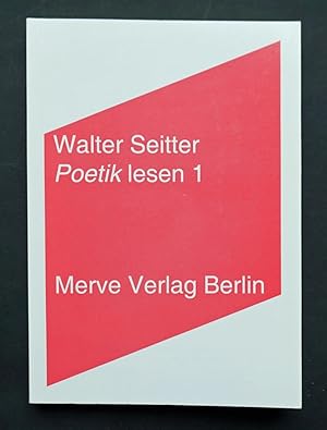 Bild des Verkufers fr Poetik lesen 1. zum Verkauf von Versandantiquariat Wolfgang Petry