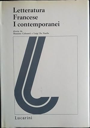 Immagine del venditore per Letteratura Francese. I contemporanei. Volume II/1 venduto da librisaggi