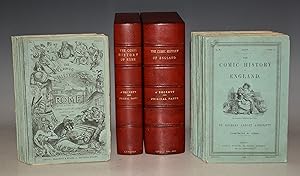 The Comic History of England AND Rome. Illustrated by Leech. In Monthly Parts. Two Volumes. Compl...