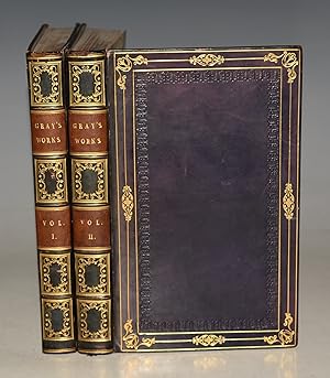Bild des Verkufers fr The Works of Thomas Gray, Containing His Poems and Correspondence, with Memoirs of His Life and Writings. A New Edition, Containing some additions, not before printed, with notes of the various editors. In Two Volumes. zum Verkauf von PROCTOR / THE ANTIQUE MAP & BOOKSHOP