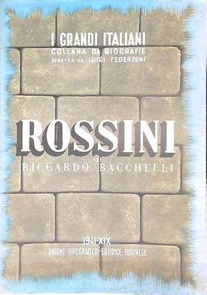 Seller image for Rossini for sale by Miliardi di Parole