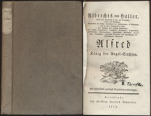 Bild des Verkufers fr Alfred Knig der Angel-Sachsen. zum Verkauf von Antiquariat Lenzen
