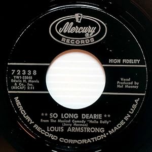 Image du vendeur pour So Long Dearie / Pretty Little Missy [7" 45 rpm Single] mis en vente par Kayleighbug Books, IOBA