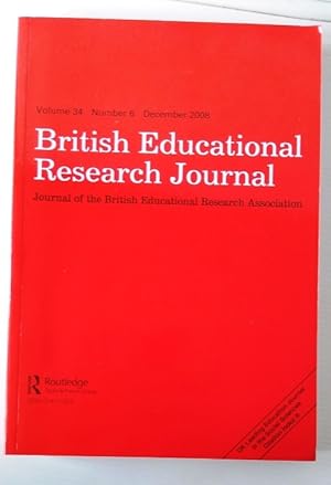 BERJ - British Educational Research Journal Volume 34 Number 6 - December 2008