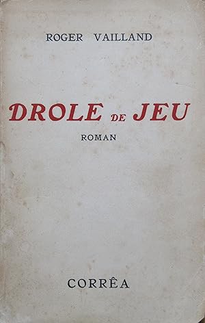 Image du vendeur pour Drle de Jeu mis en vente par Bouquinerie L'Ivre Livre