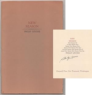 Image du vendeur pour New Season (Signed First Edition) mis en vente par Jeff Hirsch Books, ABAA