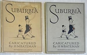 Suburbia. Caricatured by H. . Bateman. IN ORIGINAL DUST-WRAPPER & BOARDS