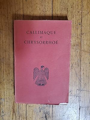 Seller image for LE ROMAN DE CALLIMAQUE ET DE CHRYSORRHOE. for sale by Librairie Sainte-Marie