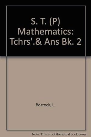 Imagen del vendedor de Tchrs'.& Ans (Bk. 2) (S. T. (P) Mathematics) a la venta por WeBuyBooks