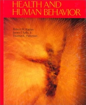 Imagen del vendedor de Health and Human Behavior a la venta por Reliant Bookstore