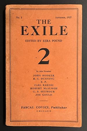 Image du vendeur pour The Exile 2 (Autumn 1927) mis en vente par Philip Smith, Bookseller