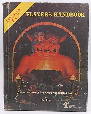 Bild des Verkufers fr AD&D Players Handbook Original Cover VG zum Verkauf von Chris Korczak, Bookseller, IOBA