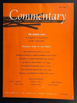 Seller image for Commentary, Volume 38, Number 1 (July 1964) - includes Napoleon Street by Saul Bellow for sale by Philip Smith, Bookseller