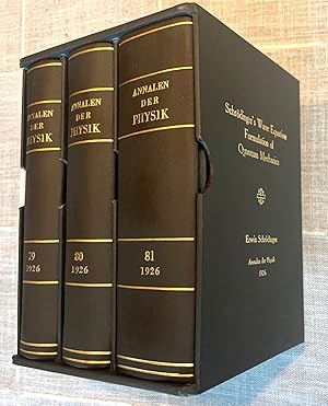 "Quantisierung als Eigenwertproblem" four papers (Erste-Vierte Mitteilung) in three volumes of th...