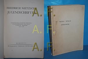 Image du vendeur pour Jugendschriften : Dichtungen, Aufstze, Vortrge, Aufzeichnungen und philologische Arbeiten 1858-1868 mis en vente par Antiquarische Fundgrube e.U.