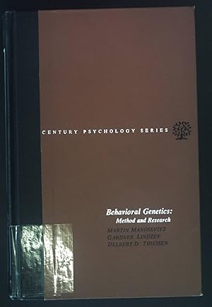 Immagine del venditore per Behavioral genetics;: Method and research. Century psychology series venduto da books4less (Versandantiquariat Petra Gros GmbH & Co. KG)