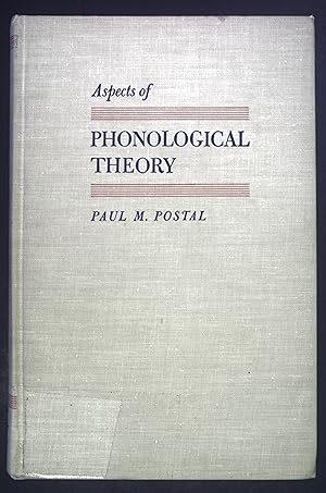 Bild des Verkufers fr Aspects of Phonological Theory zum Verkauf von books4less (Versandantiquariat Petra Gros GmbH & Co. KG)