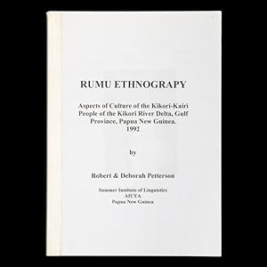 Seller image for [NEW GUINEA] Rumu ethnography : aspects of culture of the Kikori-Kairi people of the Kikori River Delta, Gulf Provice, Papua New Guinea. for sale by Douglas Stewart Fine Books