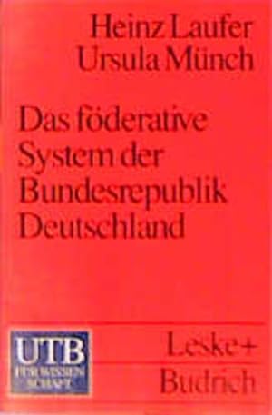 Bild des Verkufers fr Das fderative System der Bundesrepublik Deutschland zum Verkauf von Versandantiquariat Felix Mcke