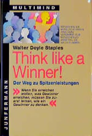 Bild des Verkufers fr Think like a Winner!: Der Weg zu Spitzenleistungen zum Verkauf von Versandantiquariat Felix Mcke