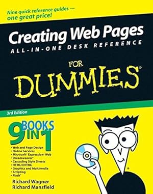 Seller image for Creating Web Pages AllinOne Desk Reference For Dummies for sale by WeBuyBooks