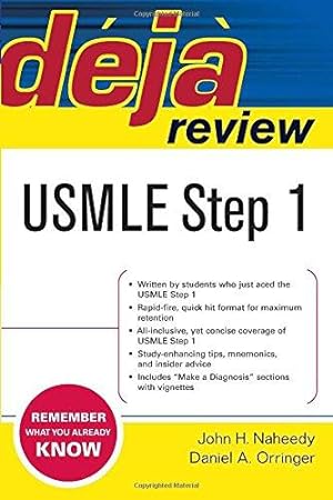Bild des Verkufers fr Deja Review USMLE Step 1 zum Verkauf von WeBuyBooks