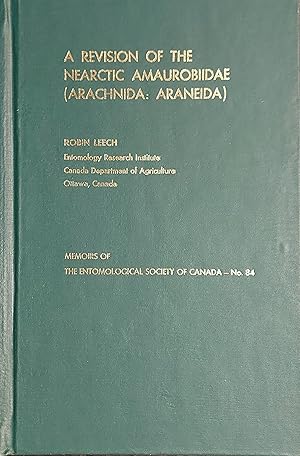 A Revision Of The Nearctic Amaurobiidae (Arachnida: Araneida)