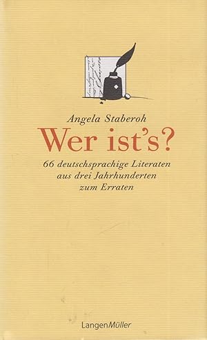 Seller image for Wer ist's? 66 deutschsprachige Literatinnen und Literaten aus drei Jahrhunderten zum Erraten for sale by Leipziger Antiquariat