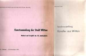 Seller image for Kunstsammlungen der Stadt Witten- Malerei und Graphik des 20. Jahrhunderts; Sonderausstellung- Knstler der Stadt Witten, for sale by nika-books, art & crafts GbR