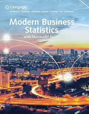 Bild des Verkufers fr Modern Business Statistics with Microsoft Excel zum Verkauf von moluna