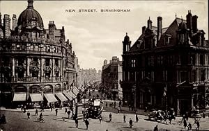 Seller image for Ansichtskarte / Postkarte Birmingham West Midlands England, New Street for sale by akpool GmbH