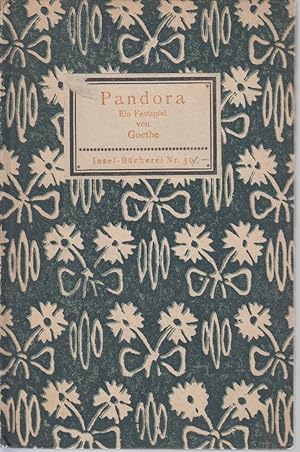 Immagine del venditore per Pandora. Insel-Bcherei Nr. 30. Ein Festspiel von Goethe. venduto da Fundus-Online GbR Borkert Schwarz Zerfa