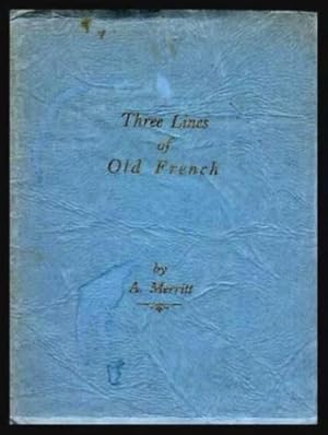 THREE LINES OF OLD FRENCH