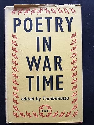 Bild des Verkufers fr Poetry in Wartime zum Verkauf von The Sentinel Books
