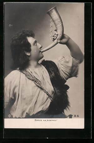 Bild des Verkufers fr Ansichtskarte Opernsnger Kraus als Siegfried zum Verkauf von Bartko-Reher