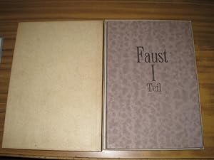 Faust I Teil Eine Tragödie. Faksimiledruck nach der Originalhandschrift von Johann Holtz.